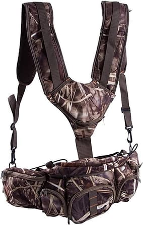 lumbar packs with shoulder straps