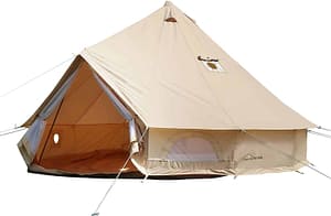 winter tent with stove jack